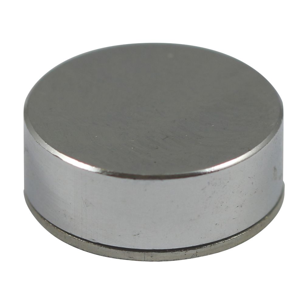 Timco Screw Caps Polished Chrome 10ga 4 Pack