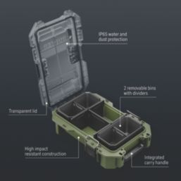 Bunker Load-Up Half Organiser Tool Box 10.24" x 5.12"