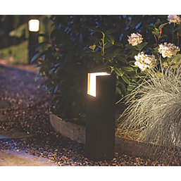 Philips Hue Fuzo Outdoor LED Pedestal Light Black 9.1W 1160lm
