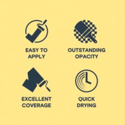 LickPro  5Ltr Yellow 06 Vinyl Matt Emulsion  Paint