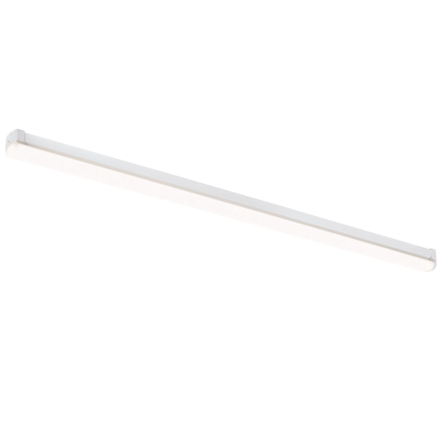4lite Torre Single 6ft LED Batten With Microwave Sensor 30/60W 7900lm 230V (377VG)