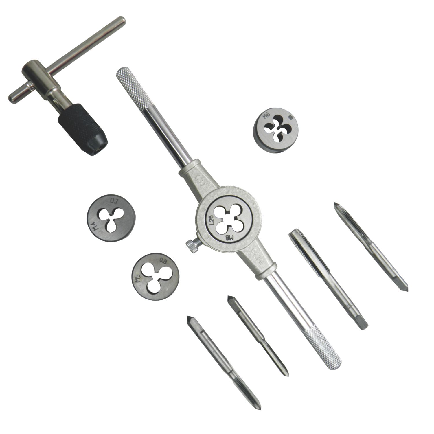 Essentials M4-M8 Metric Tap & Die Set 10 Pieces (3783V)