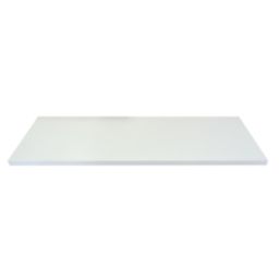 RB UK White Twin Slot Shelves 600mm x 250mm x 19mm 2 Pack