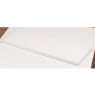 RB UK White Twin Slot Shelves 600mm x 250mm x 19mm 2 Pack