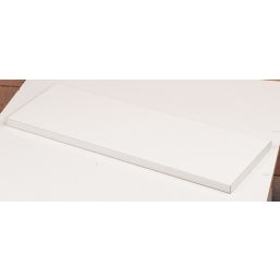 RB UK White Twin Slot Shelves 600mm x 250mm x 19mm 2 Pack