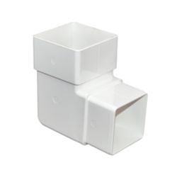FloPlast  92.5° Square Offset Bend White 65mm