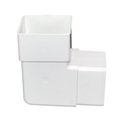FloPlast  92.5° Square Offset Bend White 65mm