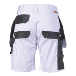 Scruffs Worker Plus Work Shorts White 34" W