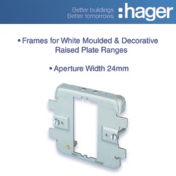Hager Sollysta WMGF1 1-Module Grid Frame