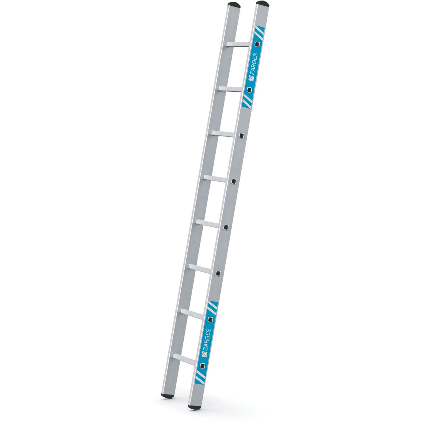 Zarges Top Grade Aluminium 8 Rungs Ladder 2.49mm (378CP)