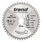 Trend CSB/21648 Wood/Chipboard/MDF Saw Blade 216mm x 30mm 48T
