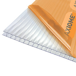 Axiome Twinwall Polycarbonate Sheet Clear 1000mm x 6mm x 4000mm