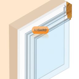Axgard Polycarbonate Clear Impact-Resistant Glazing Sheet 620mm x 1240mm x 3mm
