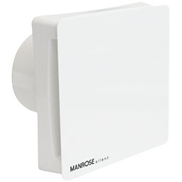 Manrose CSF100S 100mm (4") Axial Bathroom Extractor Fan  White 240V
