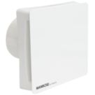 Manrose CSF100S 100mm (4") Axial Bathroom Extractor Fan  White 240V