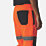 Regatta Pro Hi-Vis Joggers Orange / Navy Large 33" W 28" L