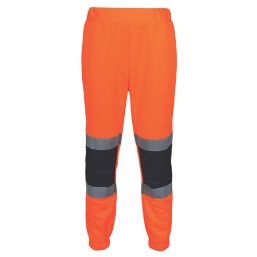 Regatta Pro Hi-Vis Joggers Orange / Navy Large 33" W 28" L