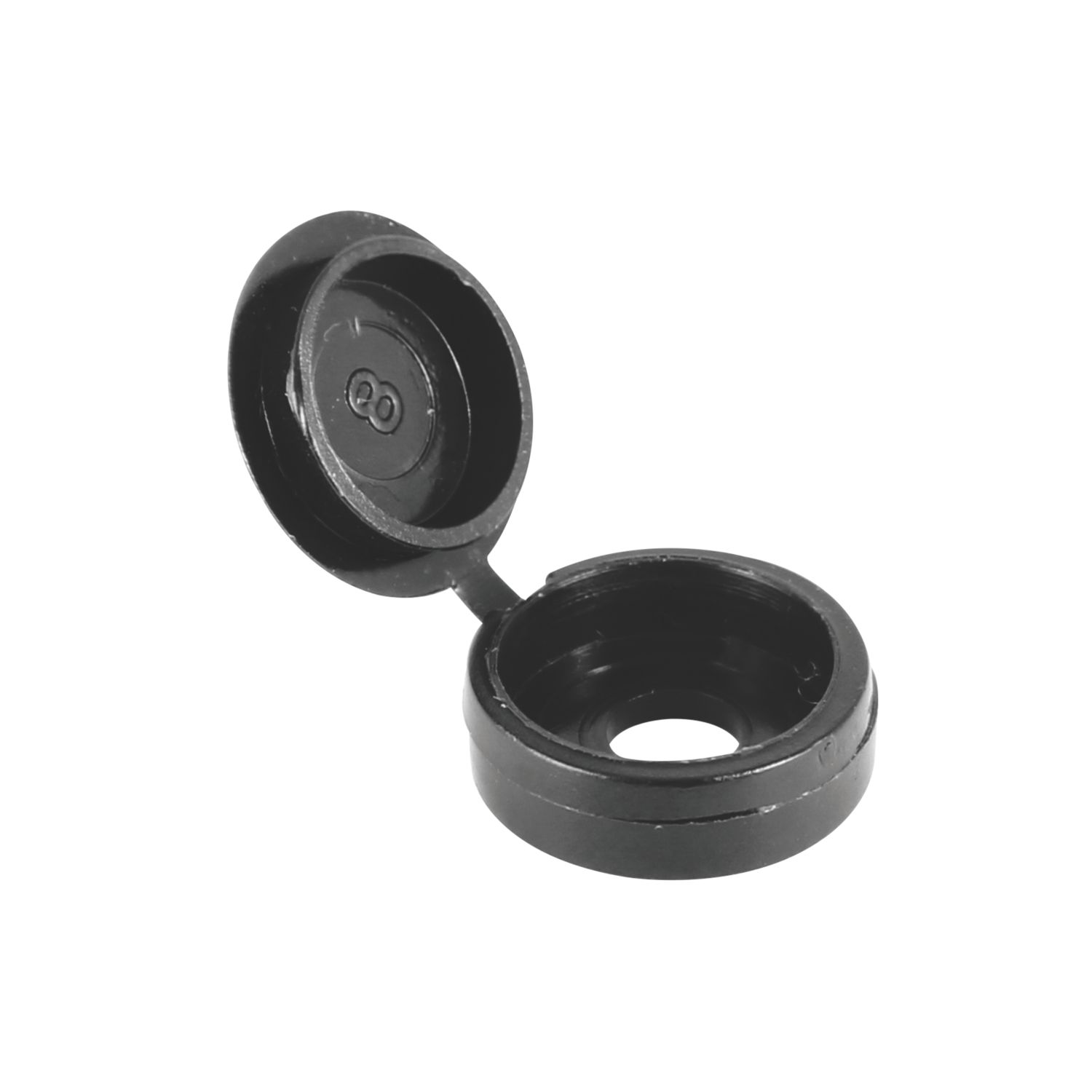 Timco 4-9ga 100 Pack Black Plastic Screw Caps (378KF)