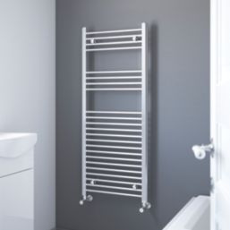 Flomasta 1200mm x 500mm 1228BTU Chrome Flat  Towel Radiator