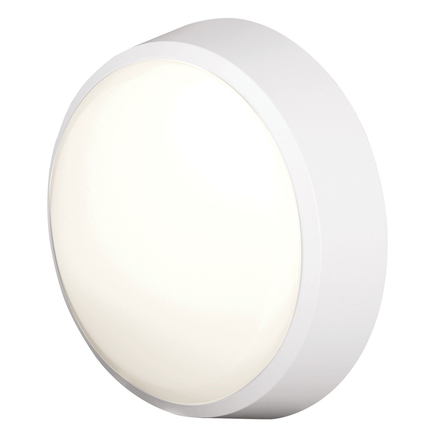 4lite Pylus Outdoor Round LED Bulkhead White 12W 1100lm (378VH)