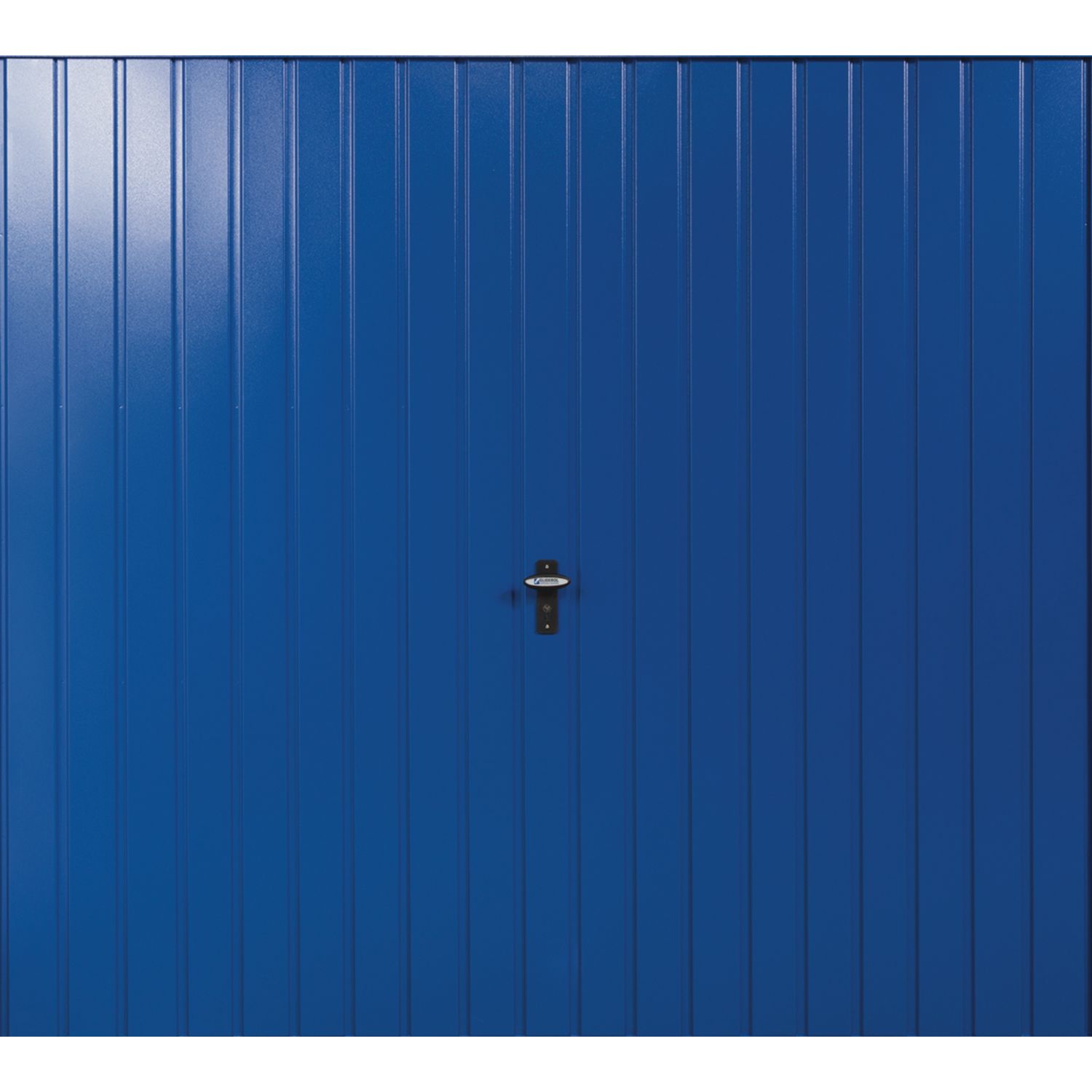Gliderol Vertical 7' x 7' Non-Insulated Framed Steel Up & Over Garage Door Signal Blue (378VP)
