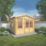 Mercia  10' x 9' (Nominal) Apex Timber Log Cabin