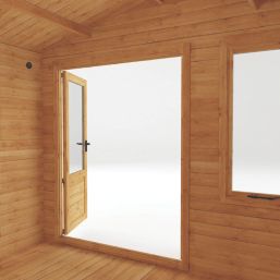 Mercia  10' x 9' (Nominal) Apex Timber Log Cabin