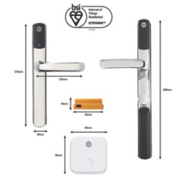 Yale Conexis L2  Smart Door Lock Chrome / Black