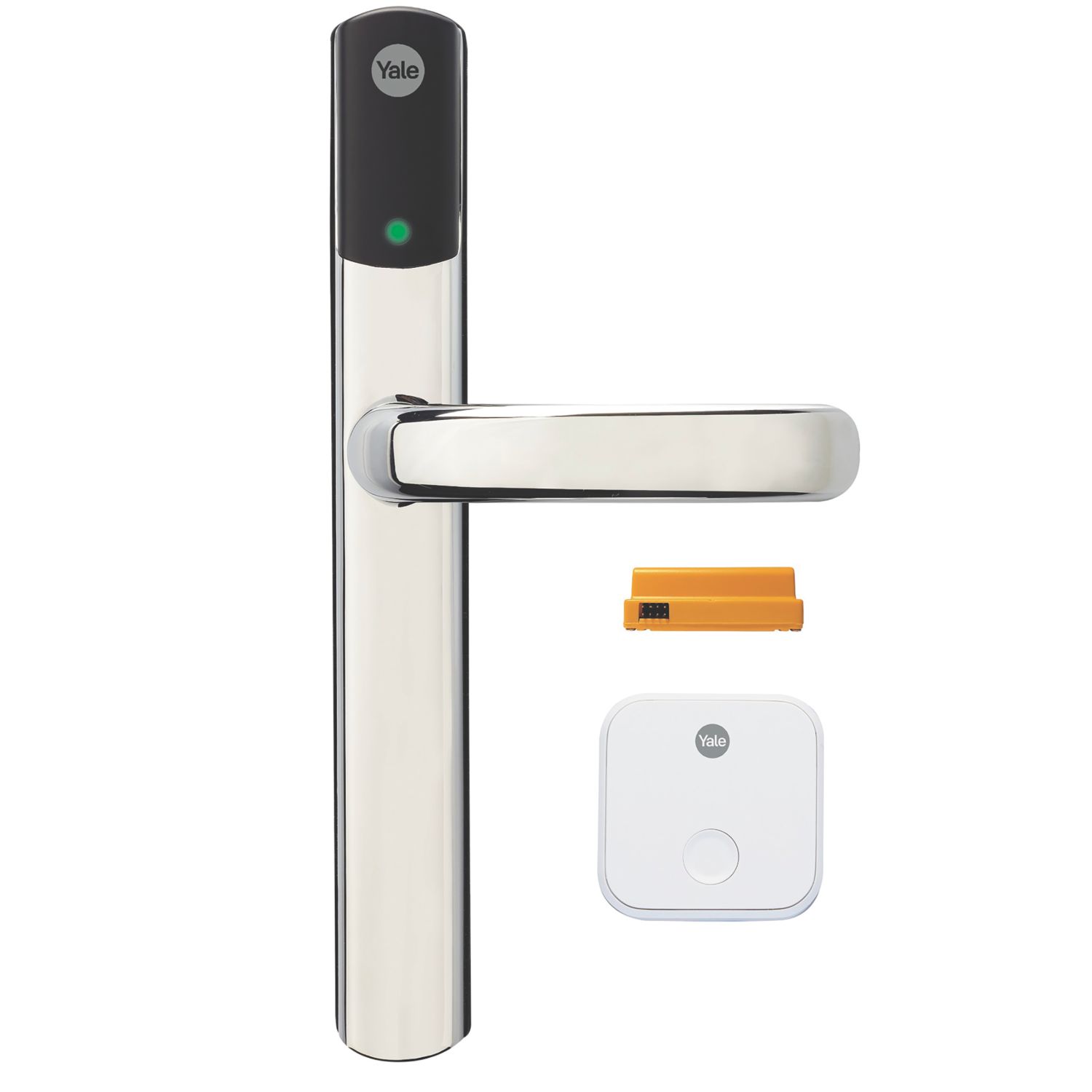 Yale Conexis L2 Smart Door Lock Chrome / Black (378YW)