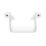 FloPlast  Square Pipe Clips White 65mm 10 Pack