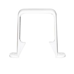 FloPlast  Square Pipe Clips White 65mm 10 Pack