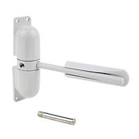 NEW SMITH & LOCKE SQUARE CONCEALED CHAIN DOOR CLOSER IN POLISHED CHROME a 