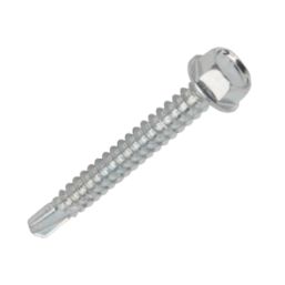 Easydrive  Flange Self Drilling Screws 5.5mm x 75mm 100 Pack