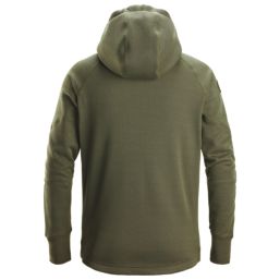 Snickers 8041 FlexiWork Hoodie Khaki Green X Large 46" Chest