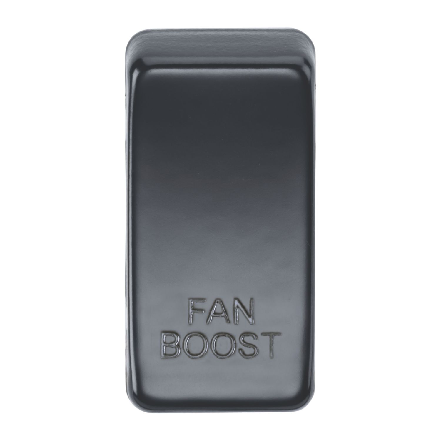 Knightsbridge 'FAN BOOST' Switch Cover Matt Black (379CR)