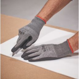Site SWG360 Cut Resistant Gloves Grey Marl / Black X Large