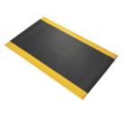 COBA Orthomat Anti-Fatigue Floor Mat Black/Yellow 1.5m x 0.9m x 9mm
