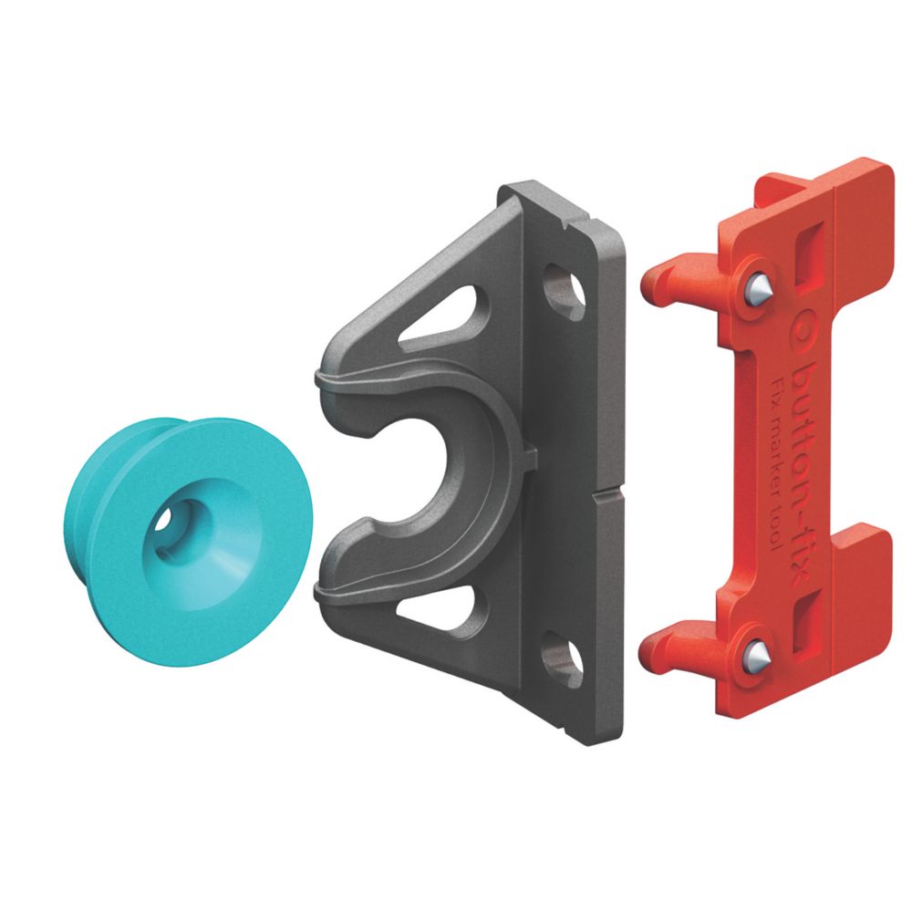 ButtonFix Type 2 PushOn Panel Fixings & Marker Tools Set 30 Pieces