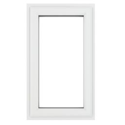 Crystal  Right-Hand Opening Clear Double-Glazed Casement White uPVC Window 610mm x 1115mm