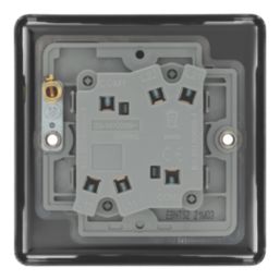 LAP  20A 16AX 2-Gang 2-Way Toggle Switch  Black Nickel