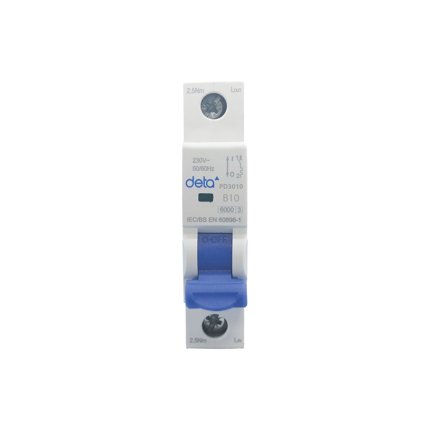 Deta 10A SP B Curve MCB (379PV)