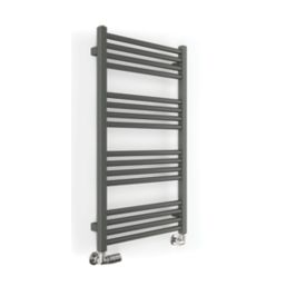 Terma 900mm x 500mm 1323BTU Sparkling Grey Flat Designer Towel Radiator