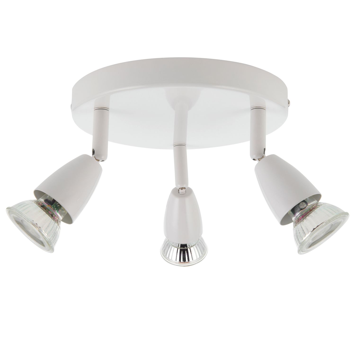 Saxby Amalfi Round 3-Light Spotlight Gloss White (379VX)