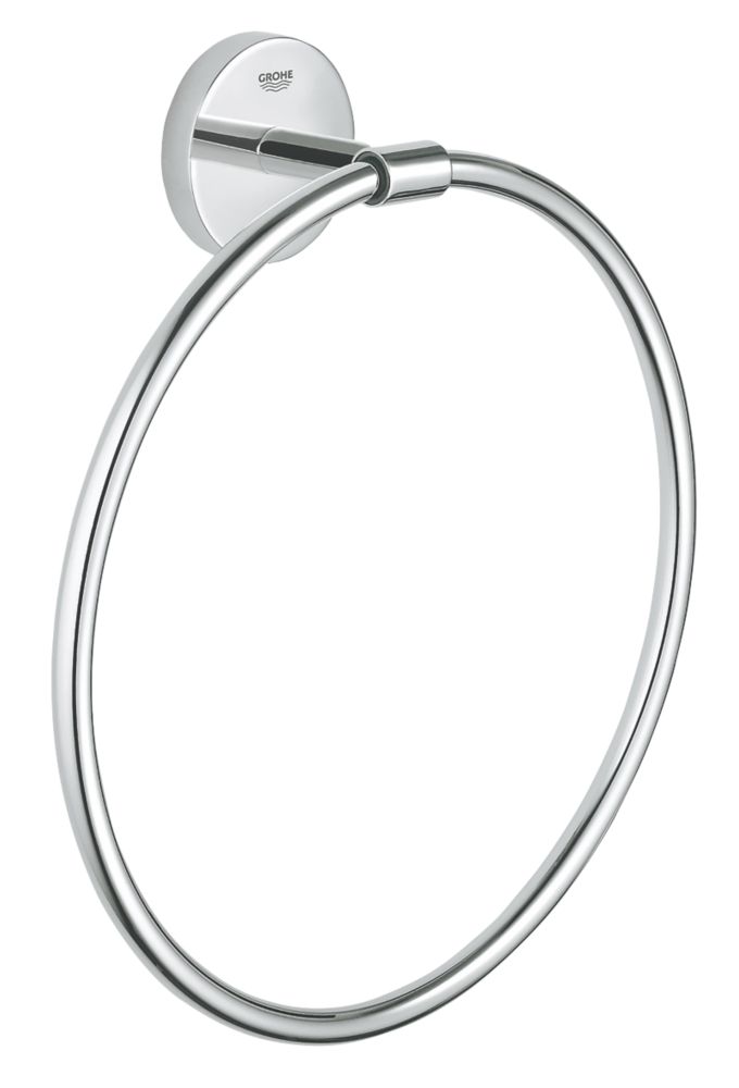 Grohe BauCosmopolitan Towel Ring StarLight Chrome