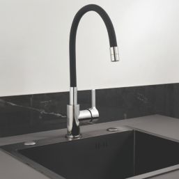 Piasa  Mixer Kitchen Tap Chrome & Black