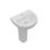 Texas Basin with Pedestal 1 Tap Hole 450mm