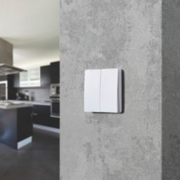 Culina  2-Gang Kinetic Switch White