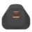 Masterplug 2-Outlet Type A & C Plug-In USB Charger Black 3.6A