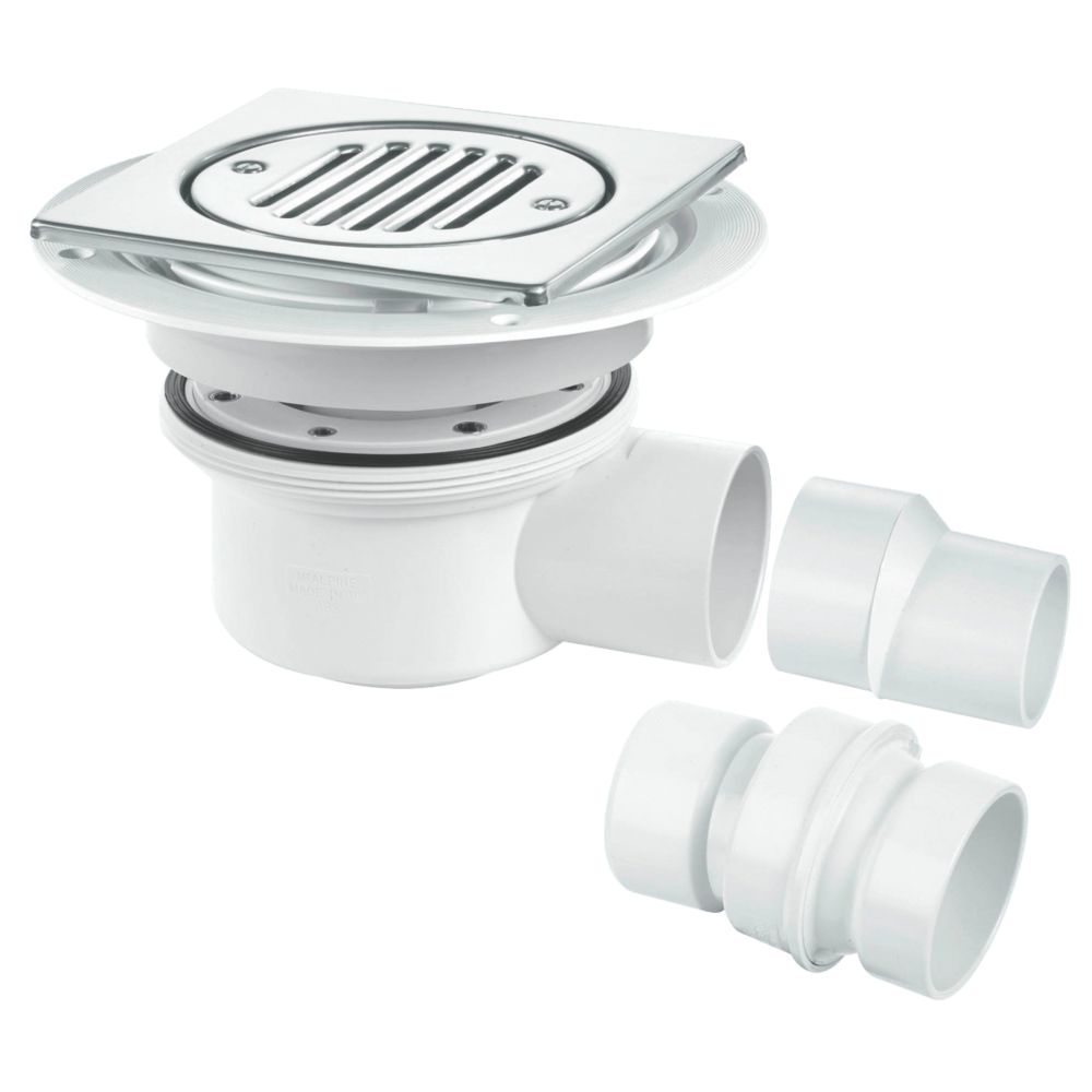McAlpine TSG52T6SS Trapped Shower Gully 50mm Water Seal