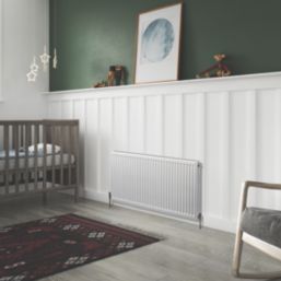 Stelrad 600mm x 1100mm 6275BTU White Type 22 Convector Radiator